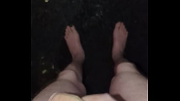 Masturbating in the rain