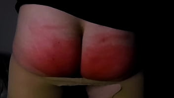 Sam'_s ass spanking self in pantyhose