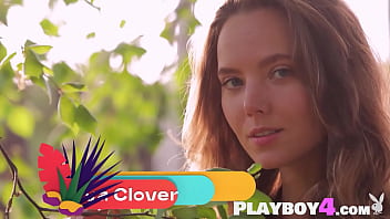 Russian babe Katya Clover showed amazing natural body during passion posing session