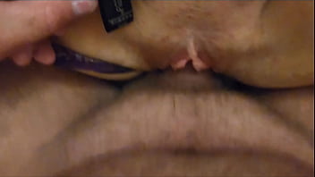 Amateur wife fucking in purple