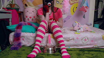 4k | Femdom femboy dildo cbt! (Teaser)