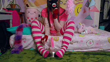 4k | Femdom femboy dildo cbt! (Teaser)