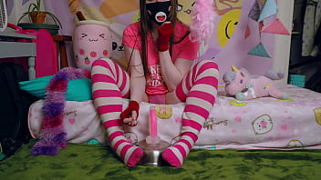 4k | Femdom femboy dildo cbt! (Teaser)