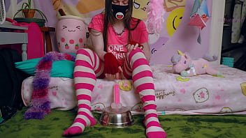 4k | Femdom femboy dildo cbt! (Teaser)