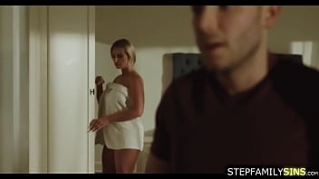 Big tits stepmom in law deepthroating stepdaughters husband