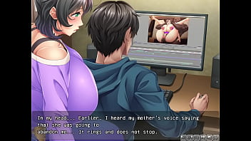 Haha No Omanko Ni Mosaic O Kakeru Boku Part 8 End (Eng Sub) NTR Hentai game