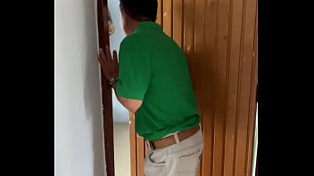 My stepmother is my maid, she cleans the house, showing me her pussy and those huge tits.