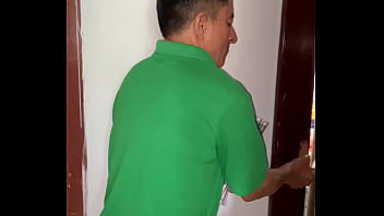 My stepmother is my maid, she cleans the house, showing me her pussy and those huge tits.