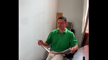 My stepmother is my maid, she cleans the house, showing me her pussy and those huge tits.