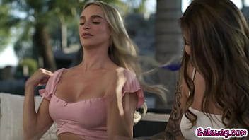 WOW, this is pretty amazing! Adria Rae and Emma Hix - two of the most beautiful women on this planet, are having their 1st lesbian sex scene ever!