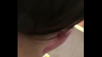 Homemade sex with my HORNY neighbor after SUCKING HIS COCK in the bathroom