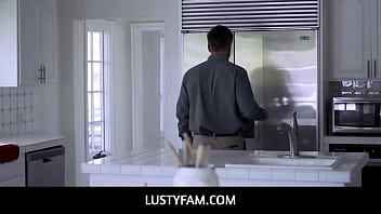 LustyFam  - Petite Big Ass Teen Stepdaughter Haley Spades Fucked By Stepdad