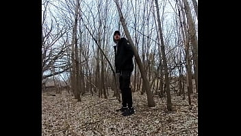 Topless, Thick Girl Sucks Cock in the Park