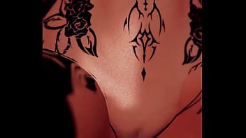 Trans girl ride a dildo in vr and cums