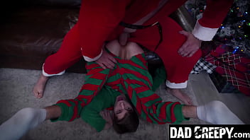 Stepson Having the Best Holiday Celebration with Stepdad - Dadcreepy