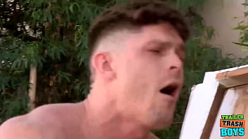 TRAILERTRASHBOYS Jock Devin Franco Banged By Drew Sebastian