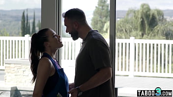 Hot busty maid Alison Rey fucked by the landlord in front of her husband