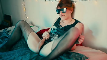 Cute Smoking Goth Trans Slut Jerk Off for You