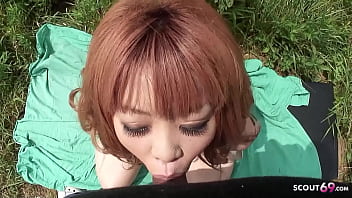 Cute Japanese Teen seduce to Public Sex by Fat Small Dick Guy in uncensored Porn