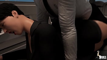 Thick Pawg gets fucked hard by her BBC boss in his car