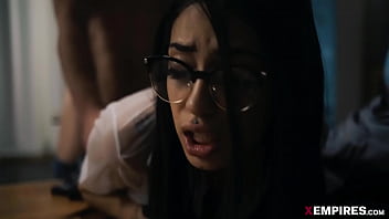 Bad Skool Girl Nina Pink Has to be Funished by her Teacher