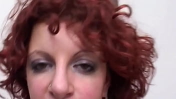 Before being fucked by horny old man, she masturbates in car