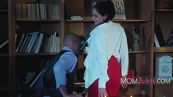 A Slutty Latina MILF Goes Over Her Deeds &amp_ Seduces The Angel