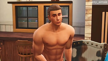 Poker turns into rough sex with Astarion and Halsin - sims 4 - 3D animation - Baldur'_s gate III