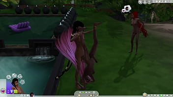 sims 4 futas fun in mansion manor