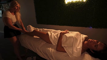 Talulah gives trans girl Jamie Forever a sensual anal fucking