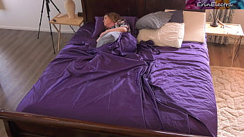 Stepson sneaks into stepmom'_s bed and surprise fucks her in the butt while dad is in the shower