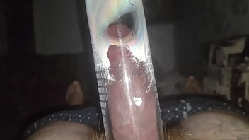 Here'_s my DICK, I'_m training him with a vacuum pump! I have already made  3 centimeters