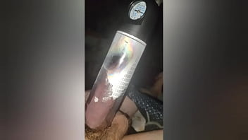 Here&#039_s my DICK, I&#039_m training him with a vacuum pump! I have already made  3 centimeters