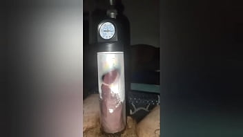 Here&#039_s my DICK, I&#039_m training him with a vacuum pump! I have already made  3 centimeters