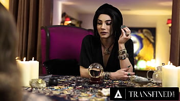TRANSFIXED - ASMR Trans Fortune Teller Ariel Demure Hard Fucks Hot Tattooed Customer Vanessa Vega