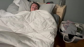 Stepmom Caught Vibrating and Fucked