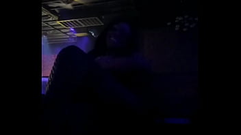 Carmen Hayes shows off her boobs in a strip club