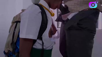 BAD GIRL ON UNINFORM PAID TWO TEACHERS WITH HER PUSSY. PLEASE SUBSCRIBE TO RED