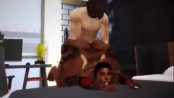 The hot x Sims 4  Amanda gets her ass destroyed hot animation SFM