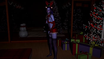 Widowmaker, sexy assassin dancing on Christmas
