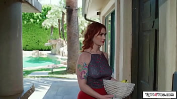 Nudist ladyboy Kasey Kei fucks neighbor