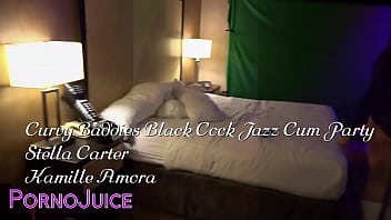 Curvy Baddies Black Cock Jazz Cum Party starring Kamille Amora and Stella Carter