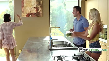 Health Conscious Stepsis Will Do Anything To Stay Fit