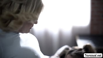 Busty Vanessa Vega gets pussy fucked by TS Stepmom