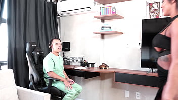 Tranny Juliana Souza Leaves The Job Interview with an Anal Creampie DT1088