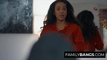 FamilyBangs.com ⭐ Annoying New Stepsister with Load Music, Ember Snow, Ajaa Xxx