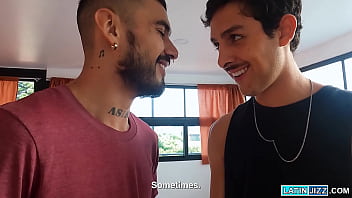 You want leche? Yeah, give it to me! Enrique Mudu and Alberto Chimal - Two Latinos with HUGE cocks fucking having fun together!