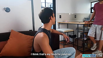 You want leche? Yeah, give it to me! Enrique Mudu and Alberto Chimal - Two Latinos with HUGE cocks fucking having fun together!