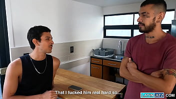 You want leche? Yeah, give it to me! Enrique Mudu and Alberto Chimal - Two Latinos with HUGE cocks fucking having fun together!