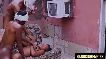 HOT THREESOME HARDCORE SEX WITH TWO BBC CLASSMATE